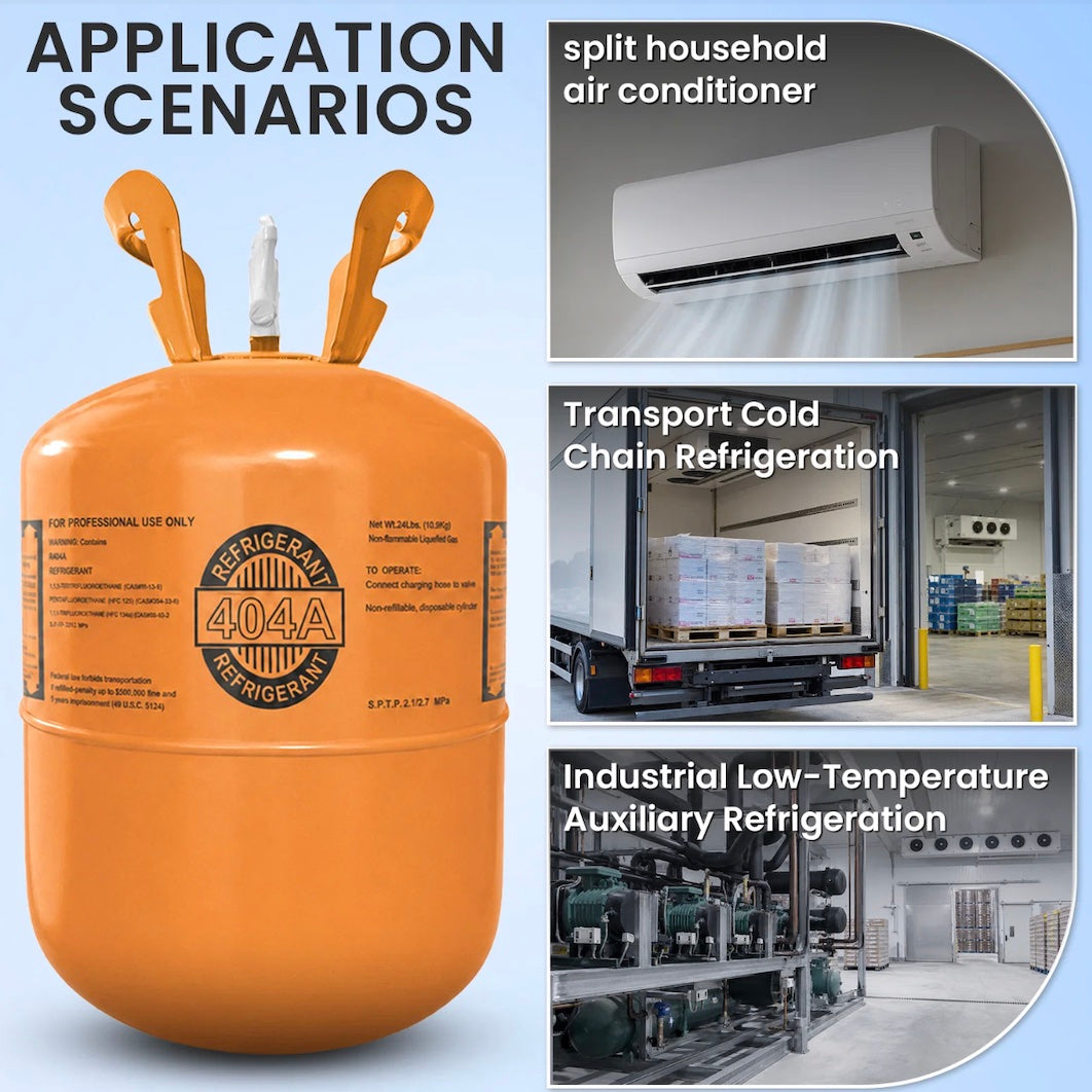 R404A refrigerant cylinder