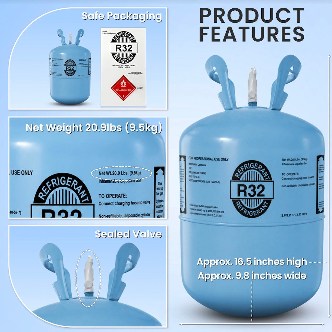 R32 refrigerant cylinder